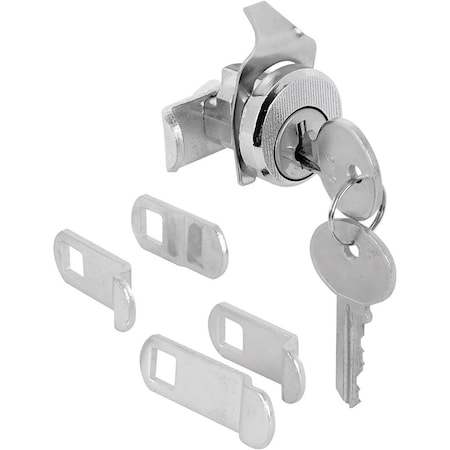 Prime-Line Prime-Line Nickel Steel Counter Clockwise Mailbox Lock S4533